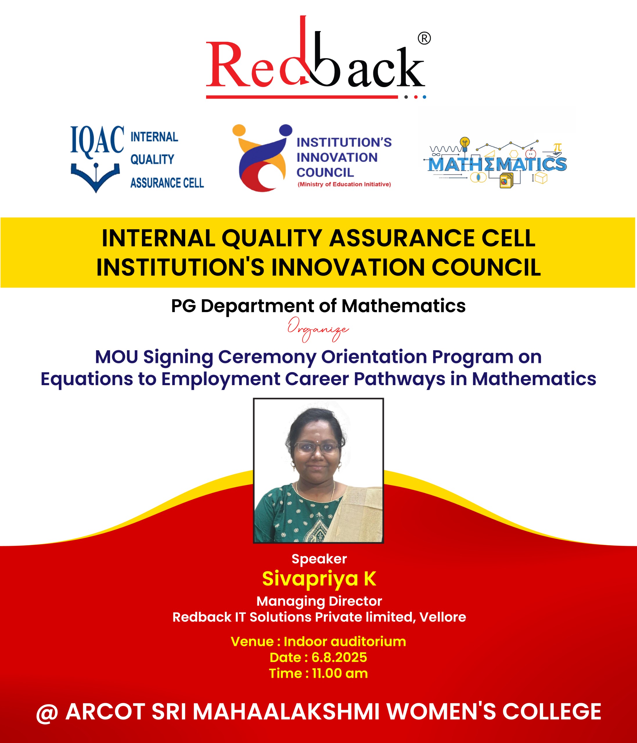 Arcot sri mahaalakshmi women's college